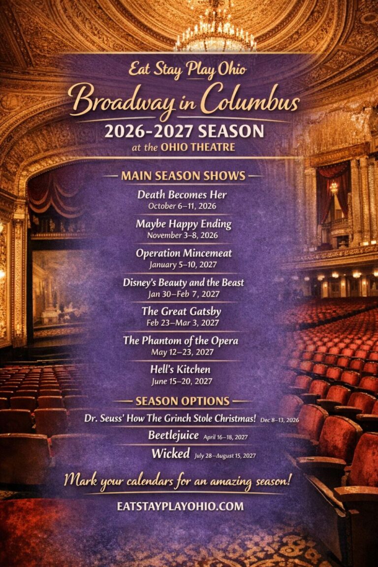 2026-2027 Broadway in Columbus Season Lineup - Ohio guide for food, fun ...